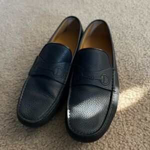 Gucci loafers men's size 7 rare gucci all black leather loafers
